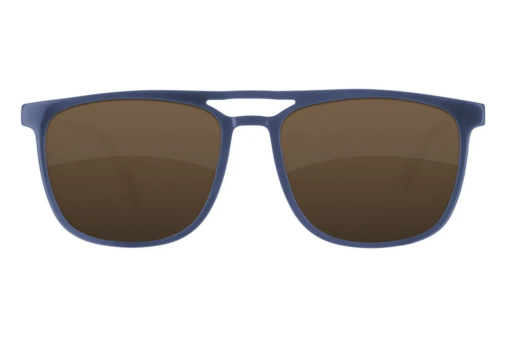 Fuse Long Point Sunglasses | Gloss Blue